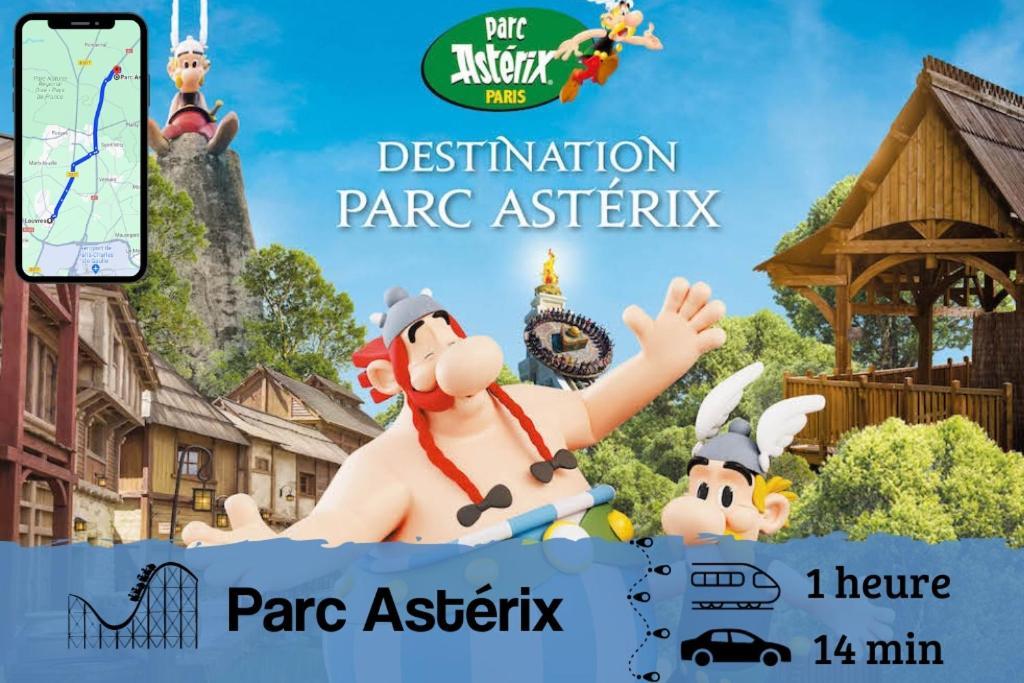 Apartmán Smart House Airport Cdg, Asterix Louvres Exteriér fotografie