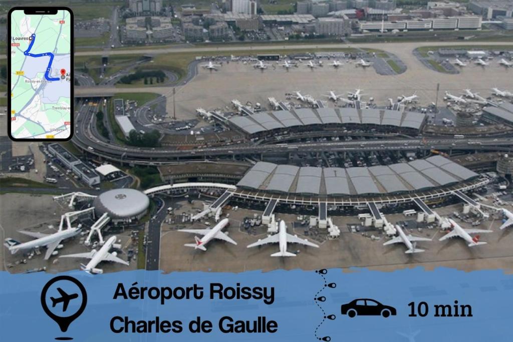 Apartmán Smart House Airport Cdg, Asterix Louvres Exteriér fotografie