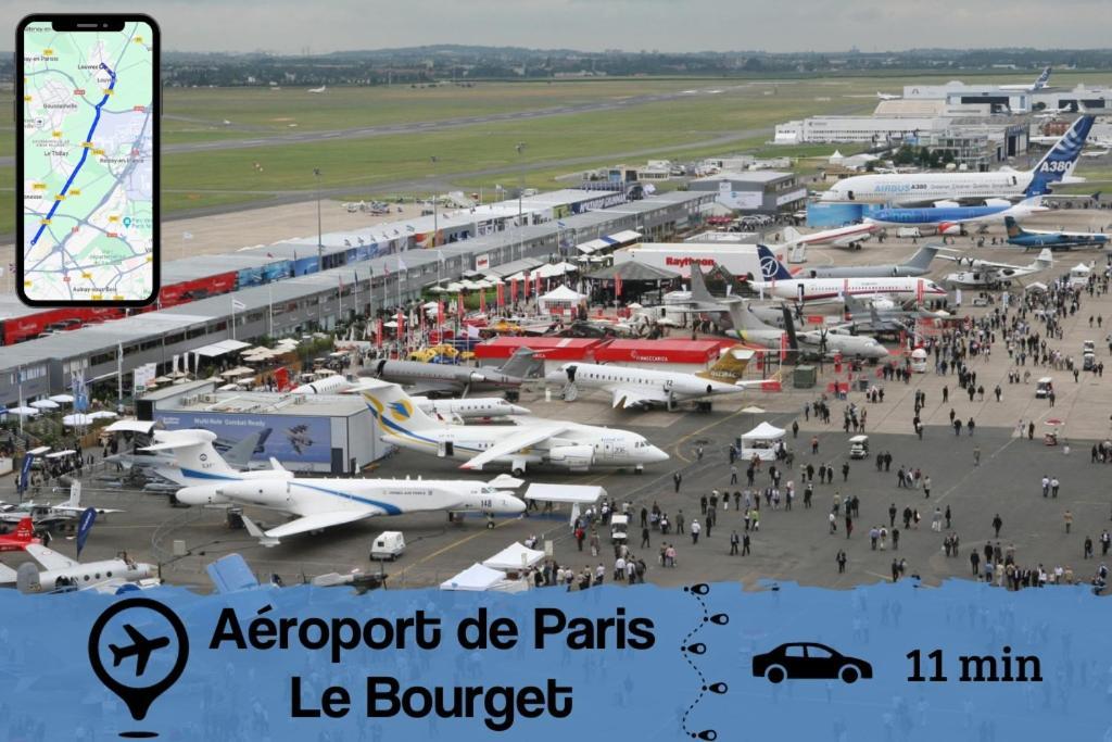 Apartmán Smart House Airport Cdg, Asterix Louvres Exteriér fotografie